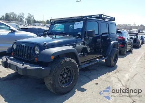 2012 Jeep Wrangler Unlimited Sport z USA, uszkodzony, nr VIN 1C4BJWDG5CL163097